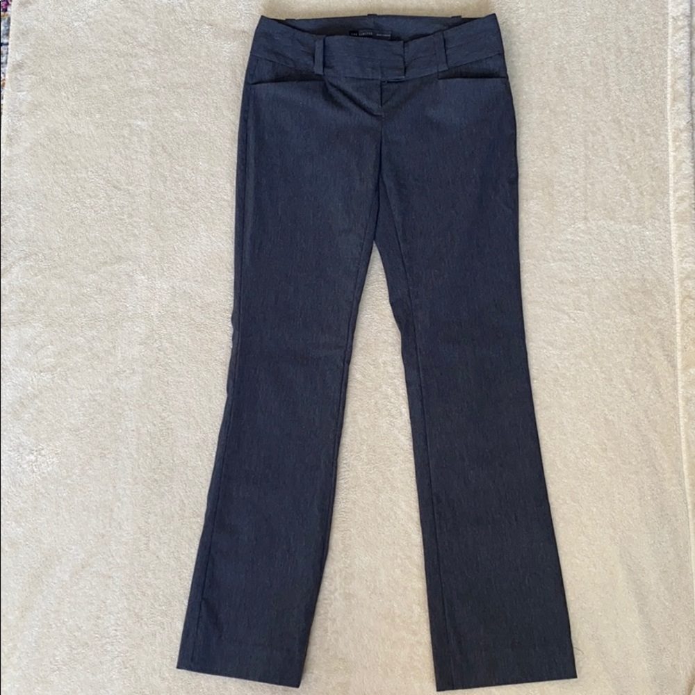 The Limited gray exact stretch dress pants
